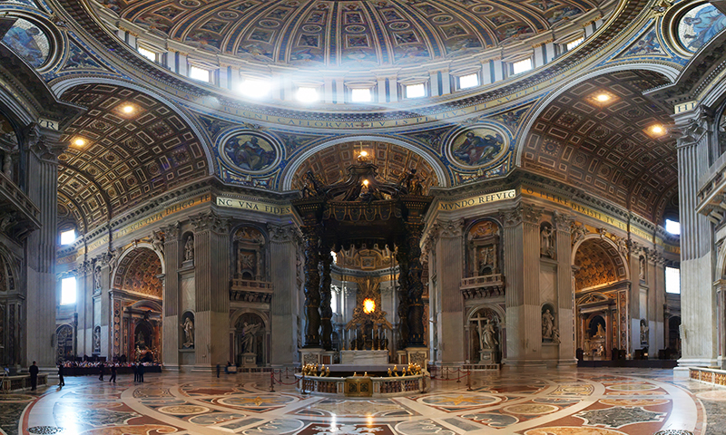 Bazilica Sfantului Petru - interior