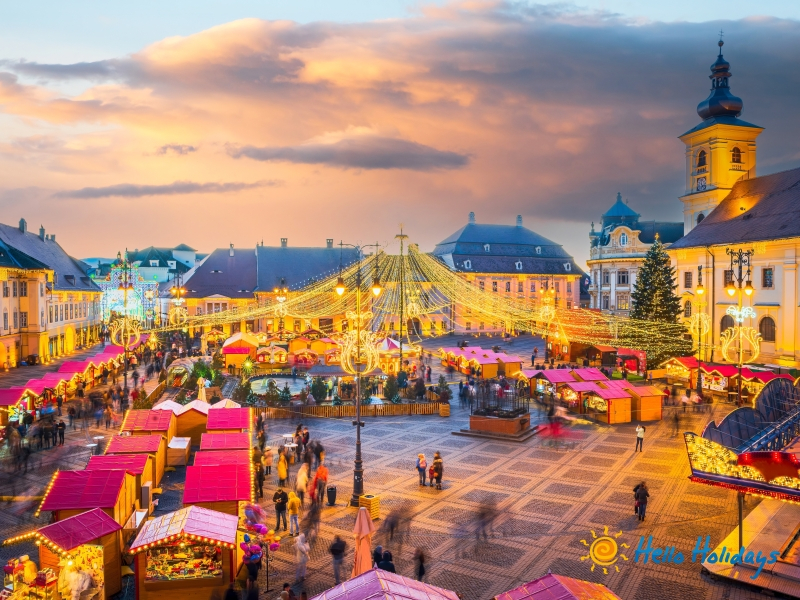 Excursie Targul de Craciun de la Sibiu, Ferma de Cerbi si Brambura Park | 1 zi - autocar | 2025