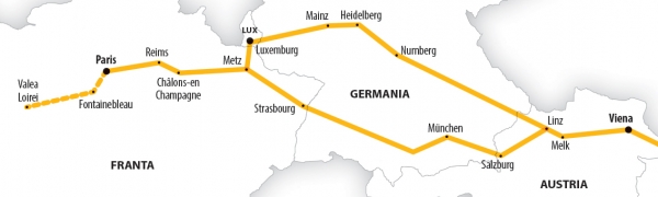 Harta Circuit Franta Germania | 9 zile - Autocar | 2022