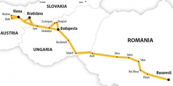 Harta Circuit Budapesta - Viena | 4 zile - Autocar | 2022