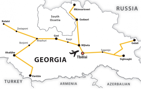 Harta Circuit Georgia cu Imperator | 9 zile - Avion | 2022