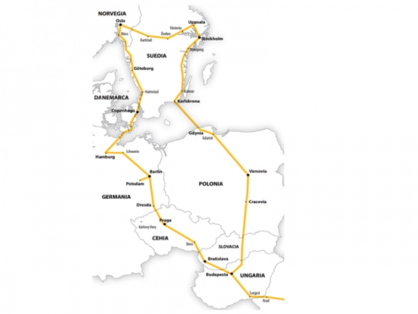 Harta Circuit Țările Nordice - Germania | 13 zile - Autocar | 2020