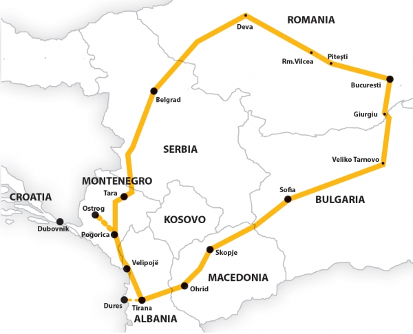 Harta Circuit si Sejur Muntenegru - Albania | 10 zile - Autocar | 2022