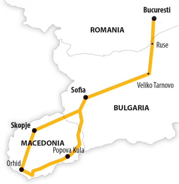 Harta Circuit Macedonia de Nord Sejur Ohrid | 5 zile - Autocar | 2022
