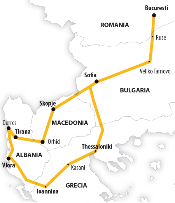 Harta Circuit Albania Sejur Vlore | 7 zile - Autocar | 2023