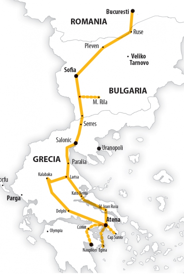 Harta Pelerinaj la Sfantul Ioan Rusul - Grecia | 6 zile - Autocar | 2022