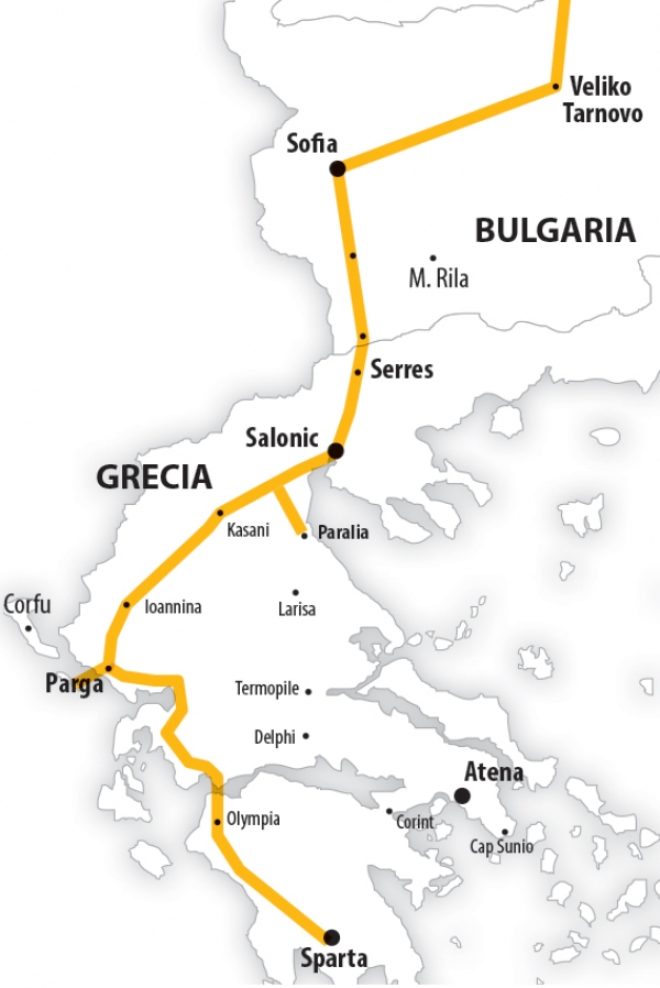 Harta Circuit Grecia - Ioannina, Metsovo, Parga | 8 zile - Autocar | 2022
